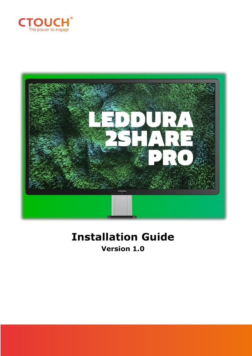 Ctouch Leddura 2Share series User manual Ctouch Leddura 2Share series User manual