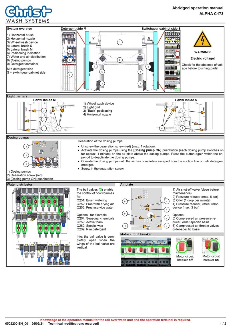 Christ ALPHA C173 Operation manual Christ ALPHA C173 Operation manual