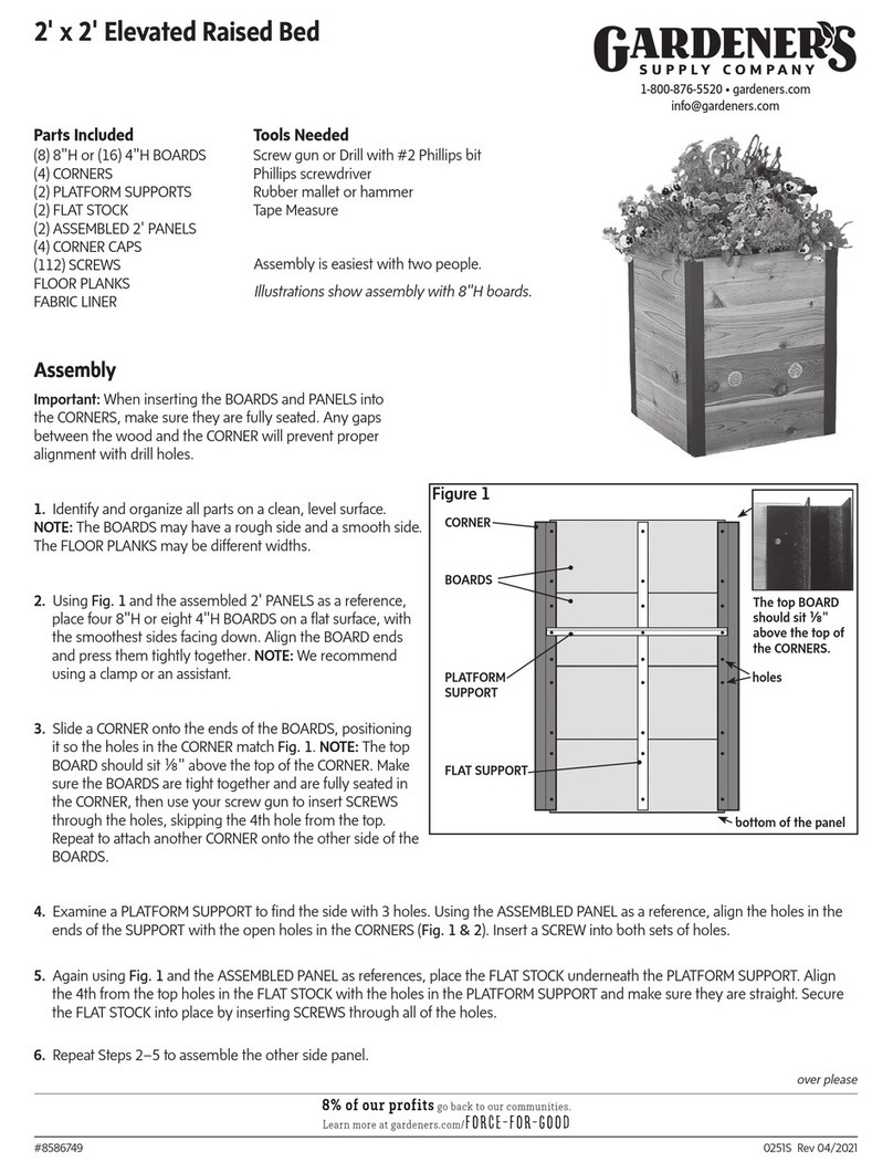 Gardeners 8610912 quick start guide
