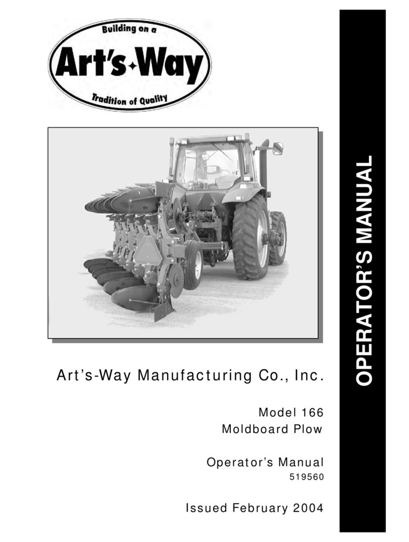 Art's-Way Manufacturing 166 Operator's manual
