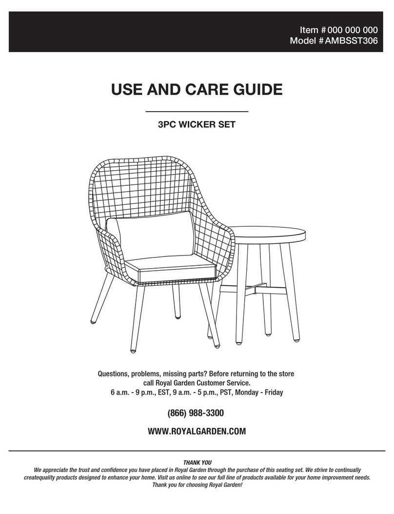 Royal garden AMBSST306 User manual