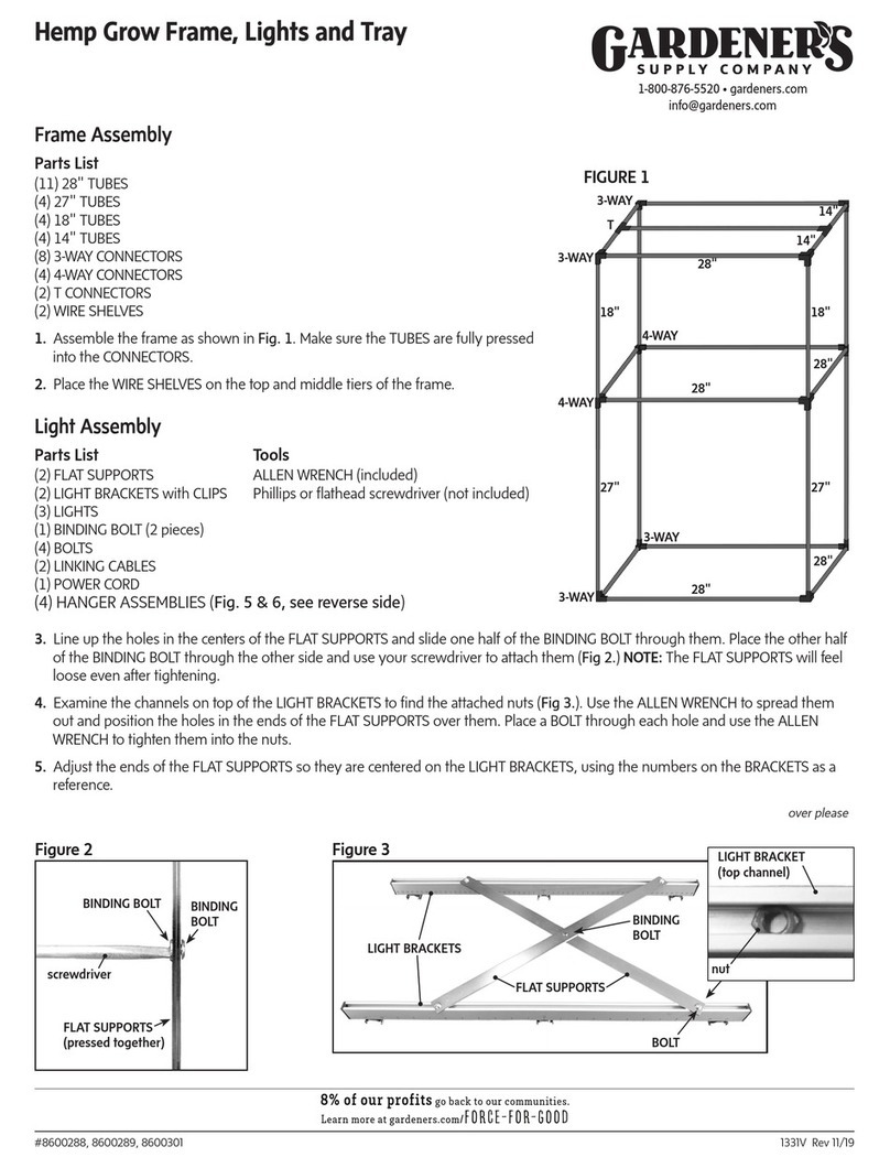 Gardeners 8600288 quick start guide