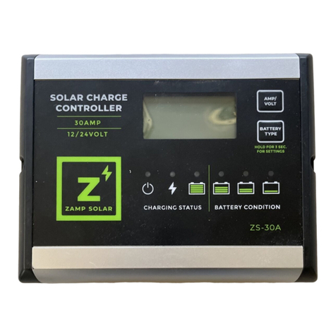 Dometic Zamp Solar ZS-30A Deluxe User manual