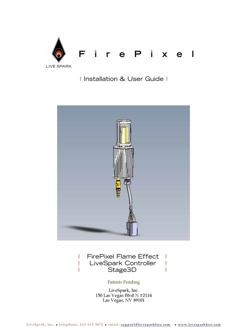 LiveSpark FirePixel Operation manual