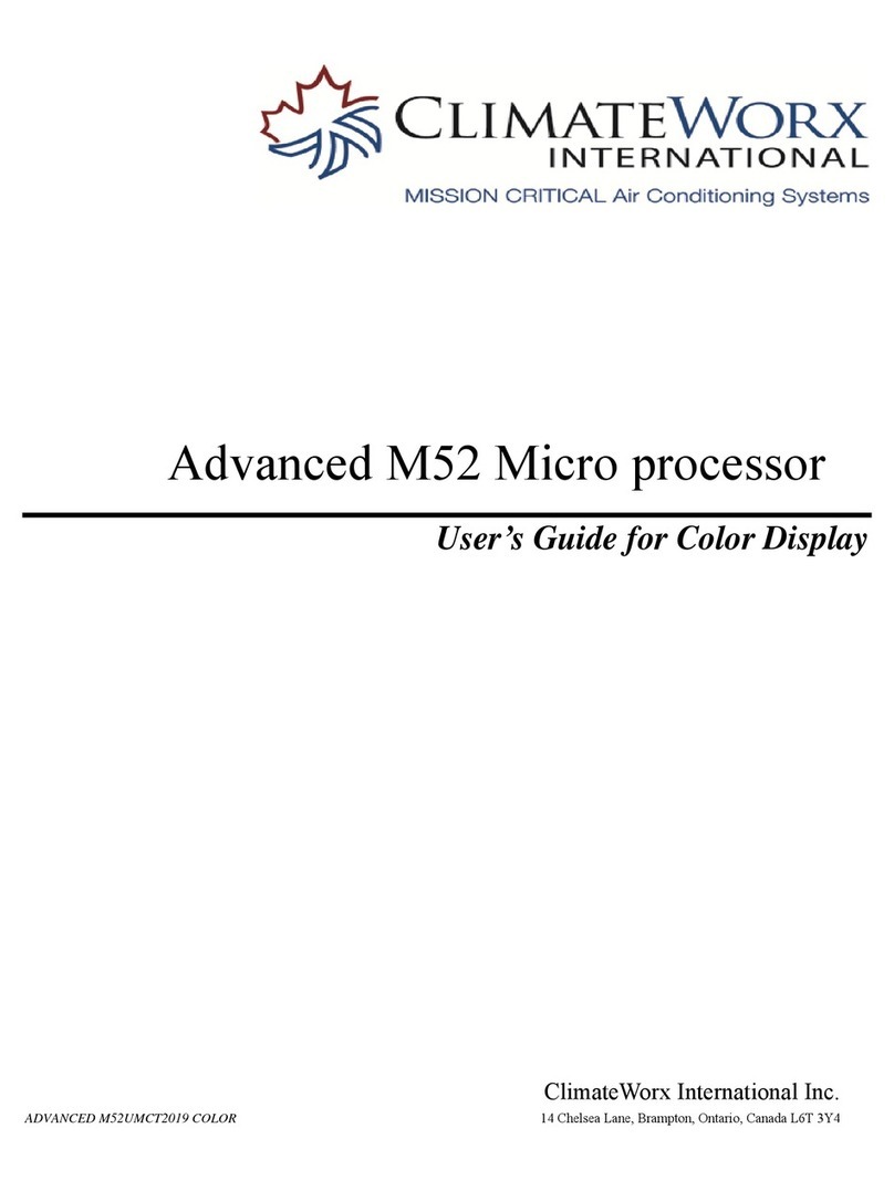 ClimateWorx M52 user guide