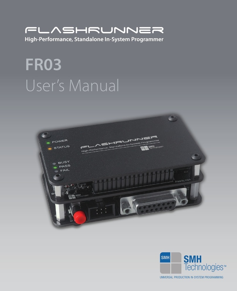 SMH Technologies FlashRunner FR03 User manual