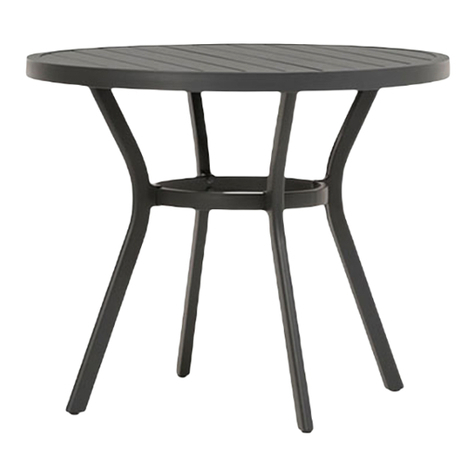 Target VENUS BISTRO TABLE User manual Target VENUS BISTRO TABLE User manual