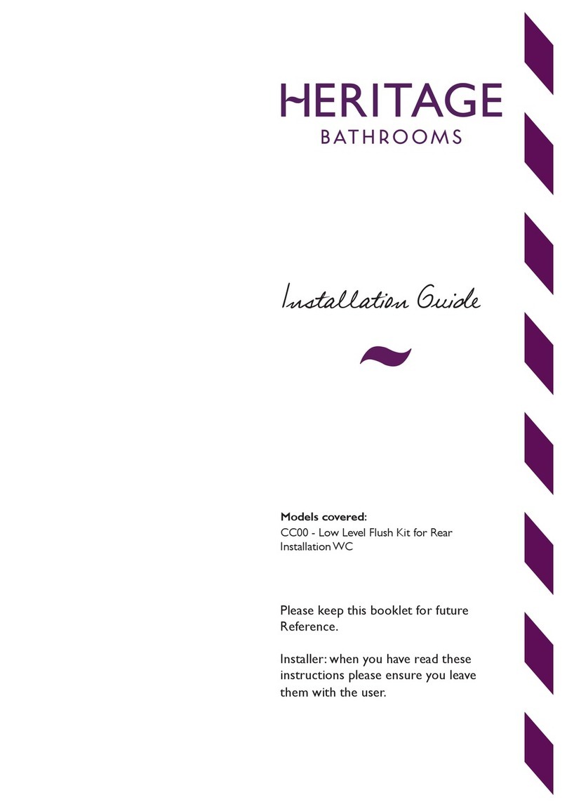 Heritage Bathrooms CC00 installation guide