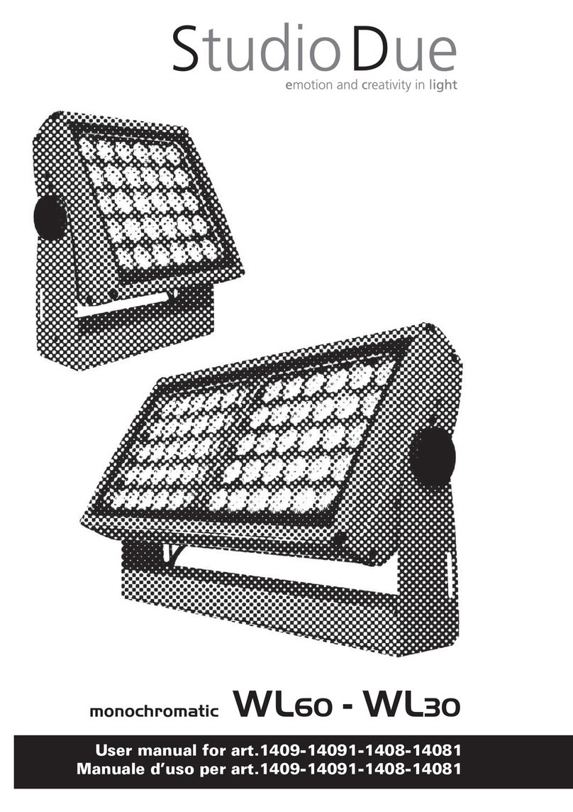 STUDIODUE WL 60 User manual STUDIODUE WL 60 User manual