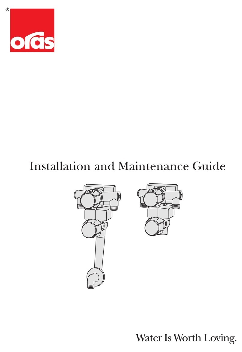 Oras 7483 Installation and maintenance guide Oras 7483 Installation and maintenance guide