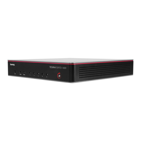 Biamp TesiraFORTÉ X Series User manual