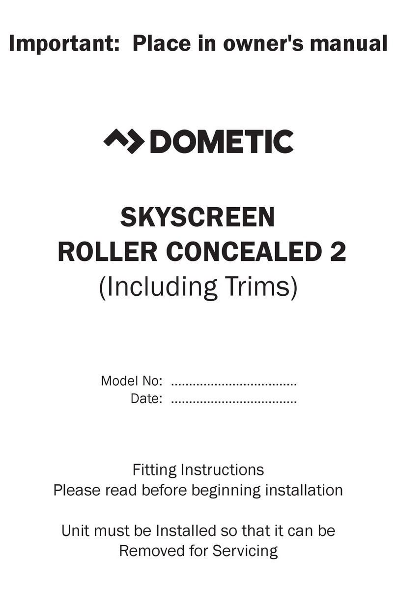 Dometic SKYSCREEN 2 User manual