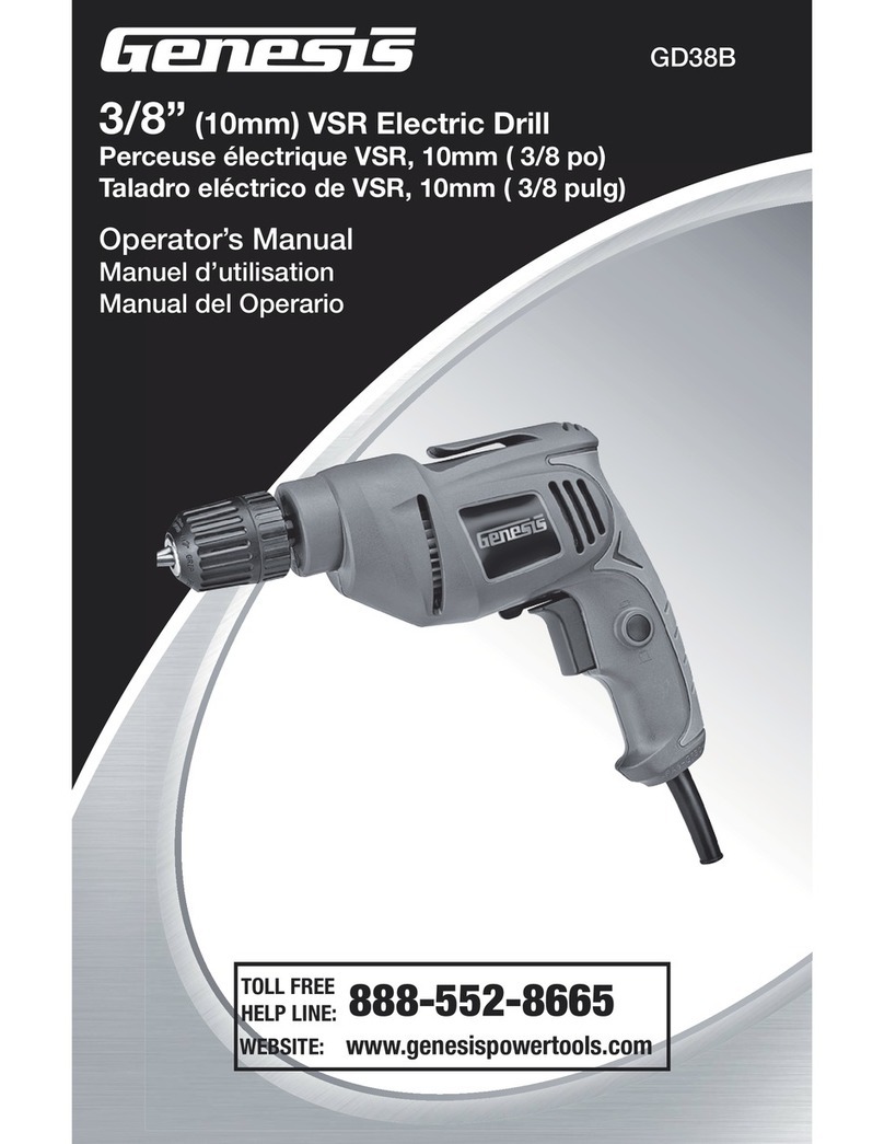 Genesis GD38B User manual