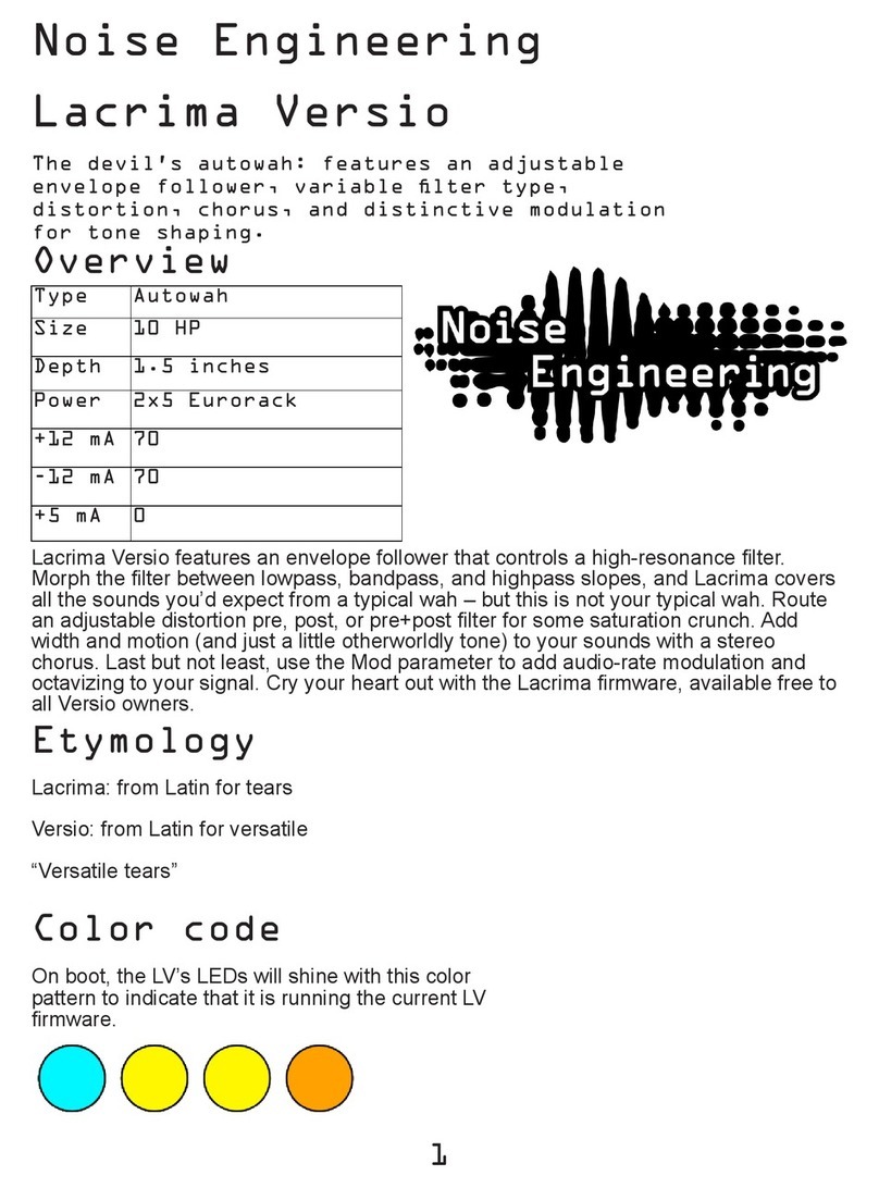 Noise Engineering Lacrima Versio manual