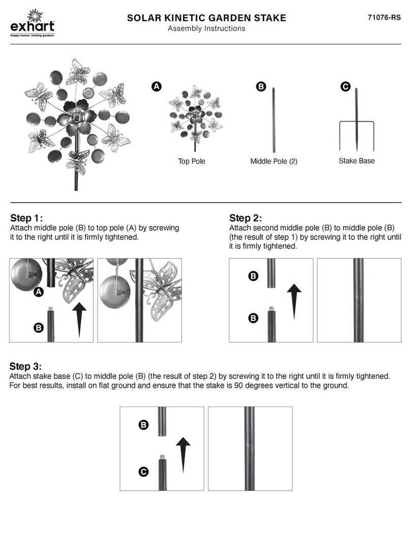exhart 71076-RS Assembly instructions
