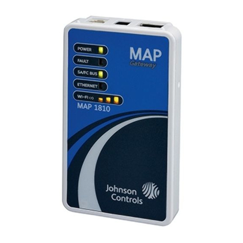 Johnson Controls MAP 1810 User manual