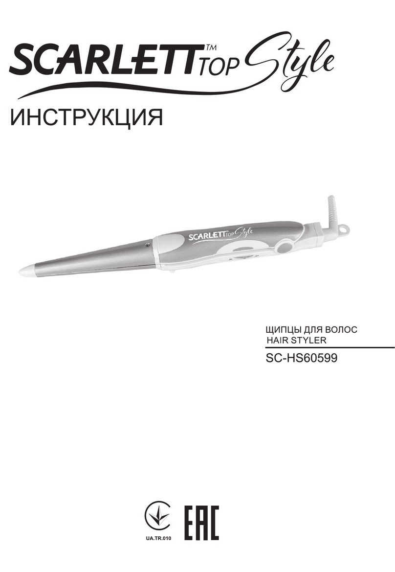 Scarlett TOP Style SC-HS60599 User manual