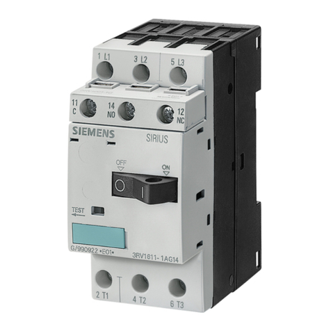 Siemens SIRIUS 3RV1611-1 G14 Series User manual