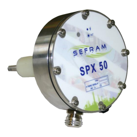 SEFRAM SPX50 manual