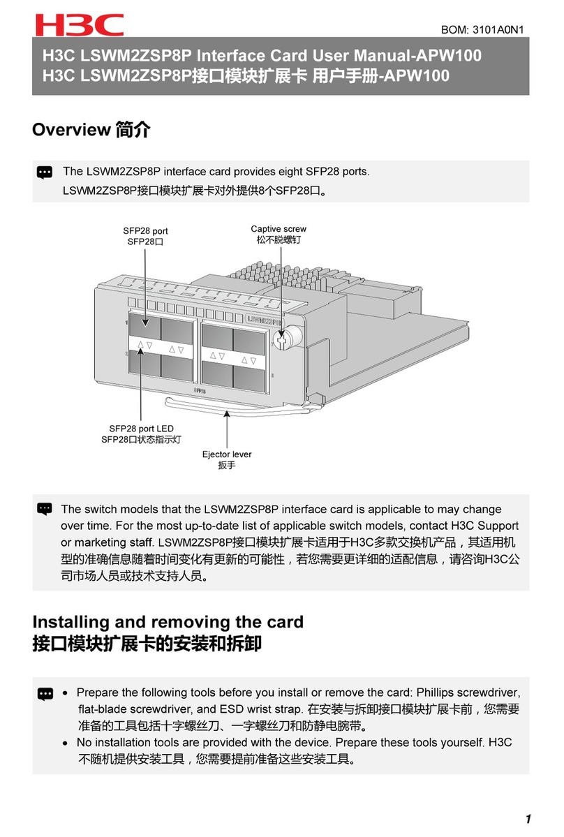 H3C LSWM2ZSP8P user manual
