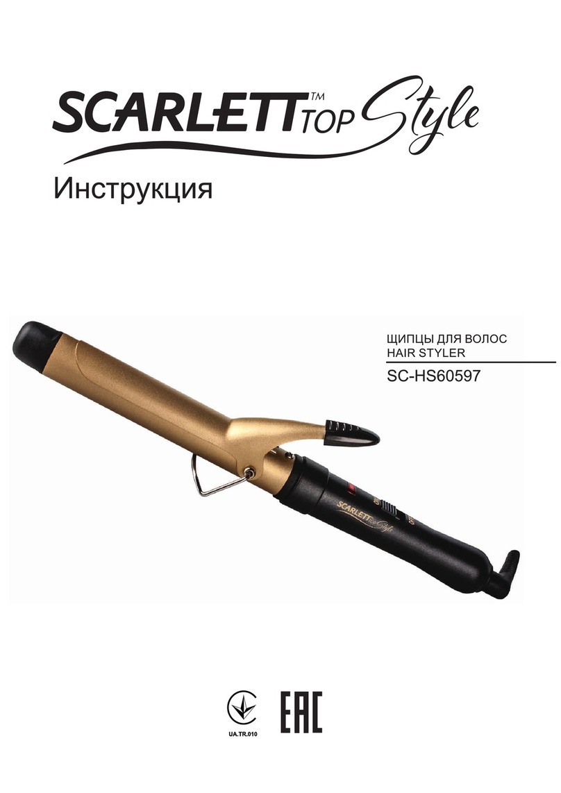 Scarlett TOP Style SC-HS60597 instruction manual