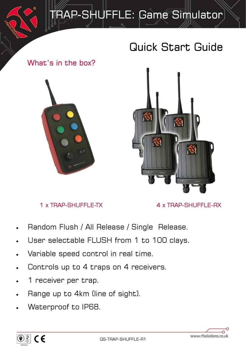 RF SOLUTIONS QS-TRAP-SHUFFLE-R1 User manual