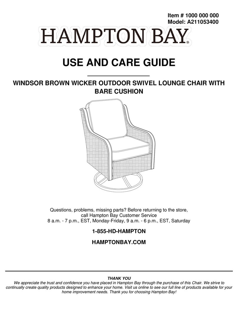 HAMPTON BAY WINDSOR A211053400 User manual HAMPTON BAY WINDSOR A211053400 User manual