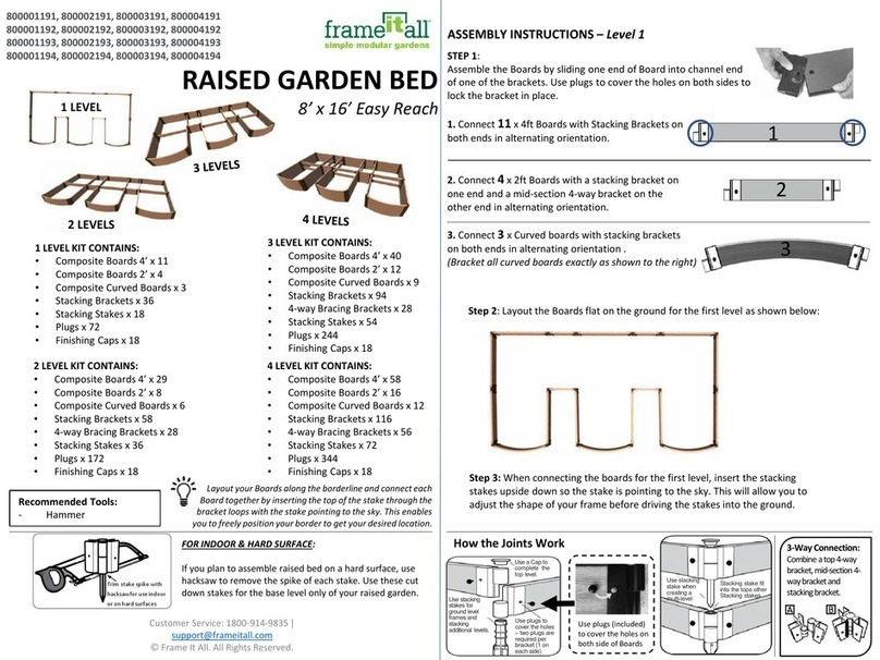 FRAME IT ALL 800001191 User manual