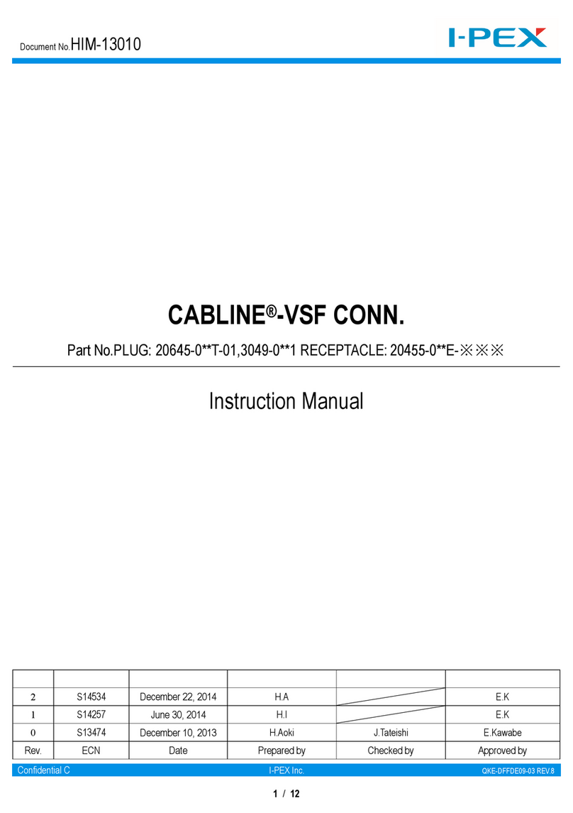 IPEX CABLINE-VSF User manual