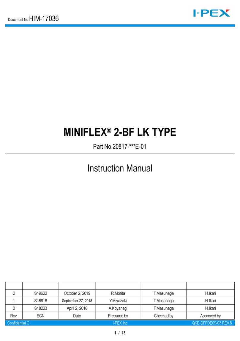 IPEX MINIFLEX 2-BF LK User manual