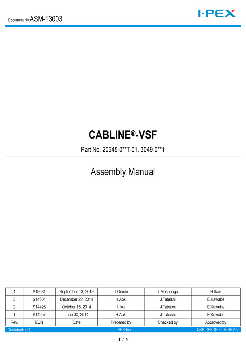 IPEX CABLINE-VSF User manual