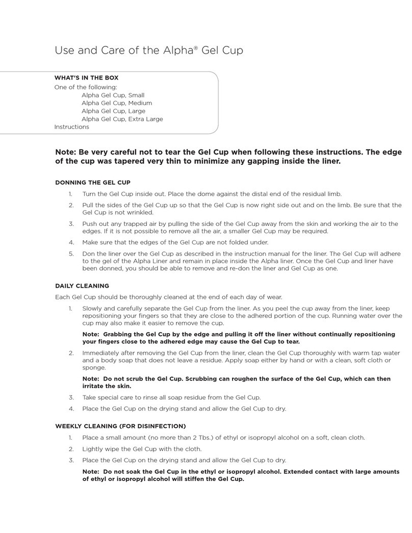 WillowWood Alpha ALA-CS-1 Use and care WillowWood Alpha ALA-CS-1 Use and care