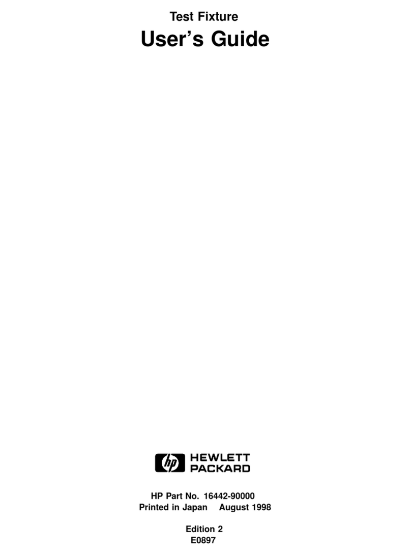 HP 16442A User manual