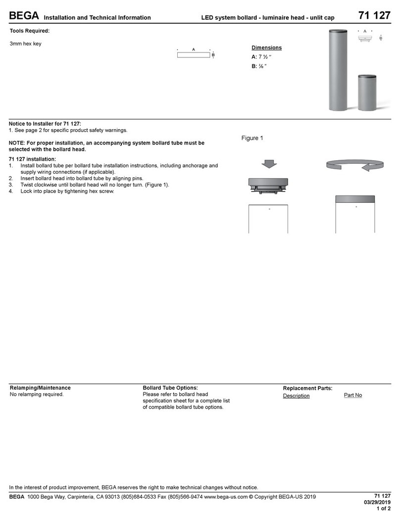 BEGA 71 127 Manual