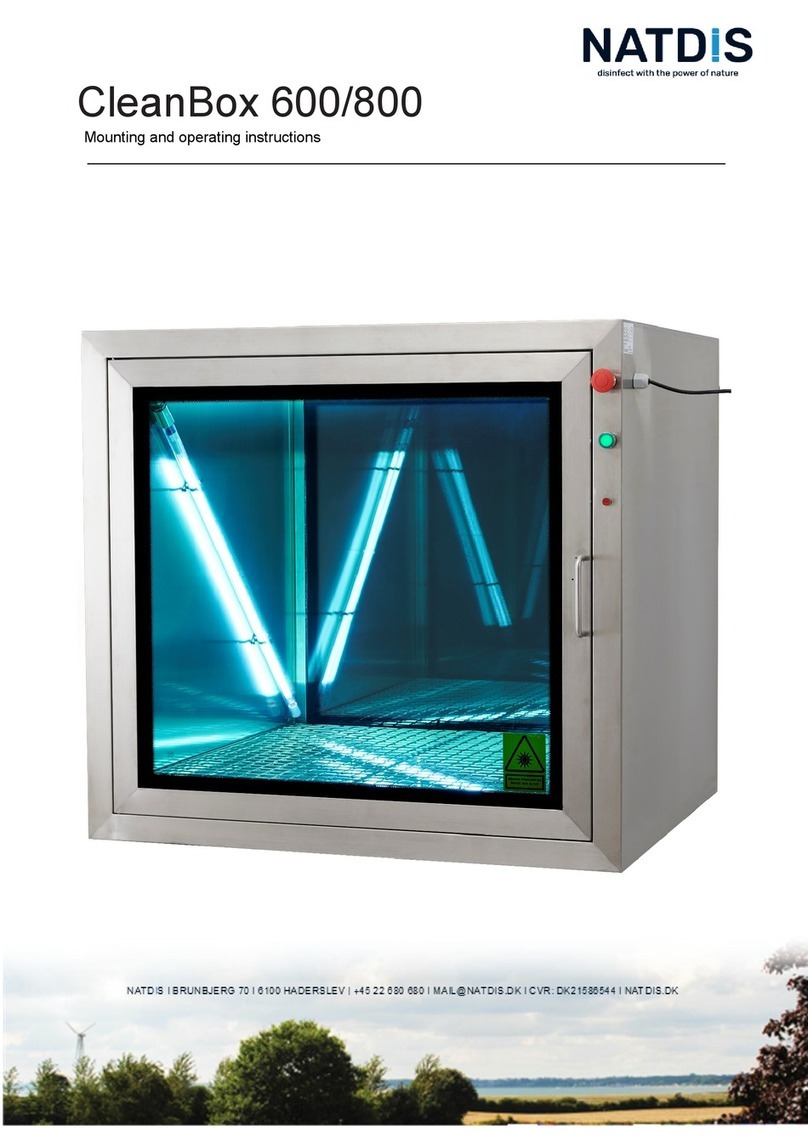 NATDIS CleanBox 600 Mounting and operating instructions