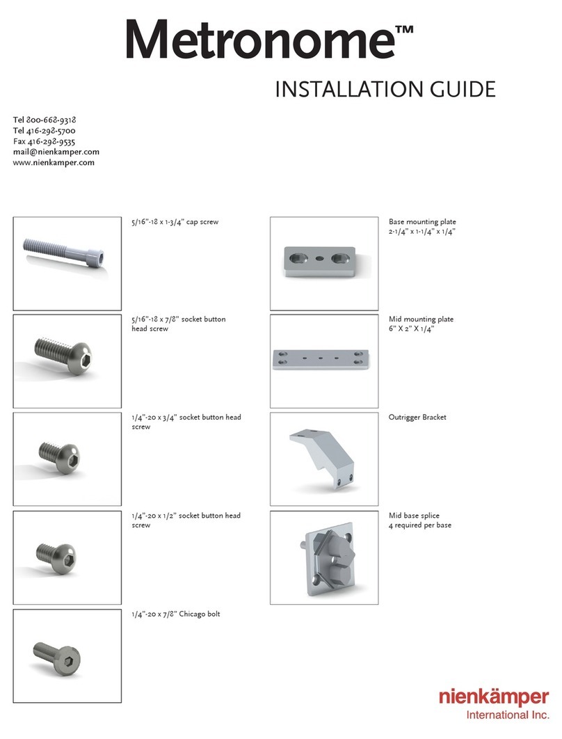 Nienkamper Metronome User manual