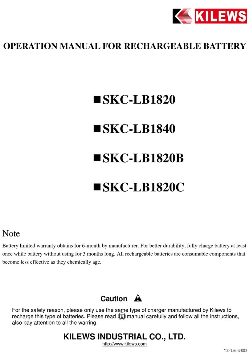 Kilews SKC-LB1820 Operation manual