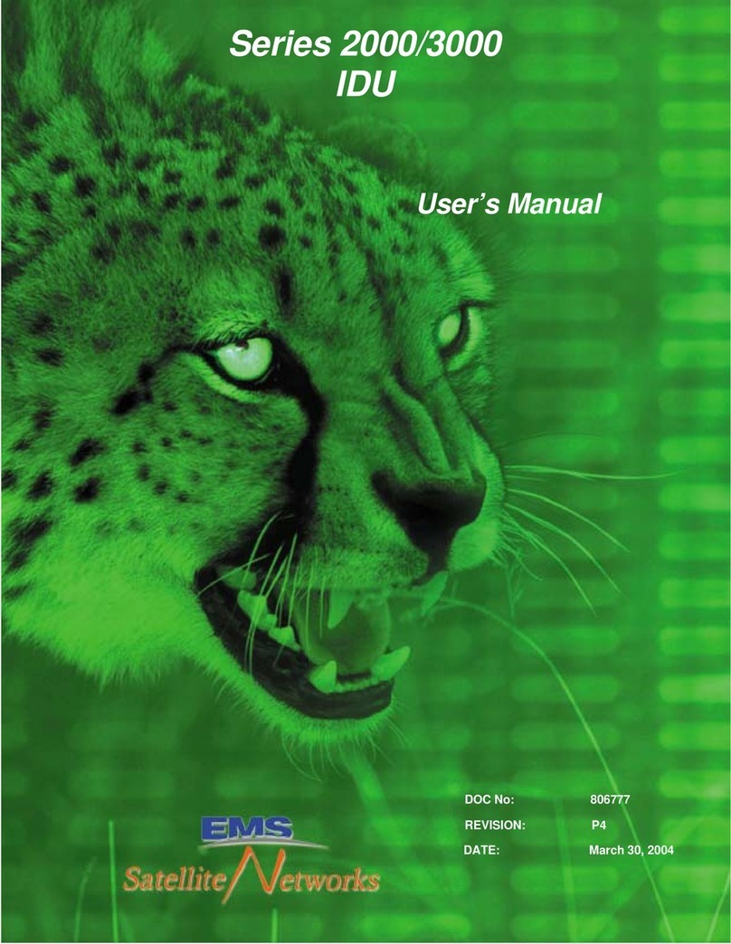 EMS 2000 IDU Series user manual