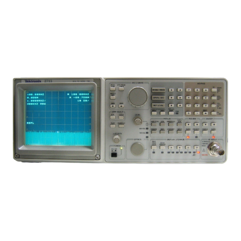 Tektronix 2715 user manual