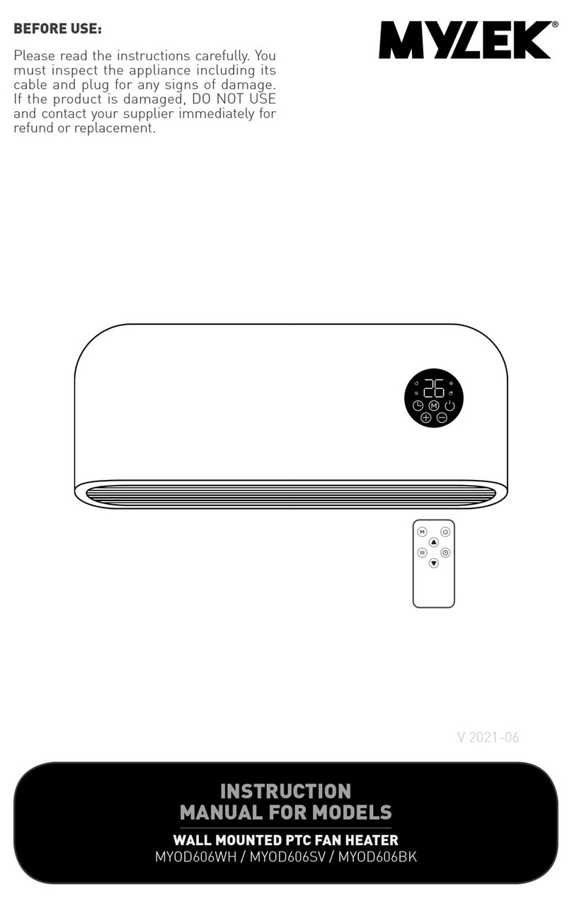 Mylek MYOD606WH User manual