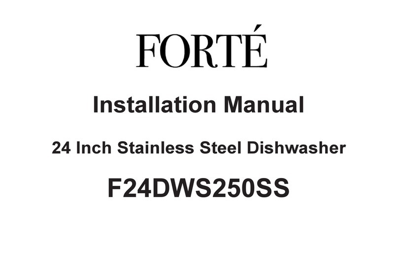 Forte F24DWS250SS User manual Forte F24DWS250SS User manual
