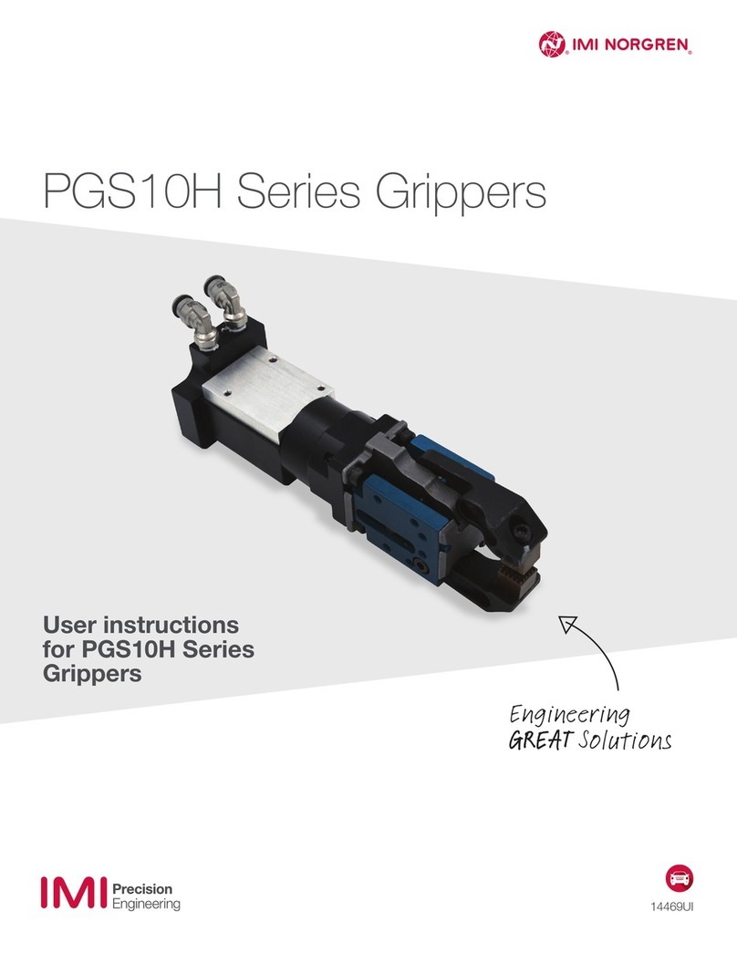 IMI NORGREN PGS10H Series User instructions