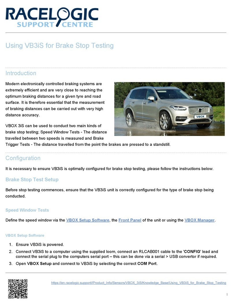 Racelogic VB3iS Guide