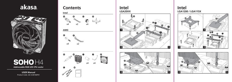 Akasa SOHO H4 user manual