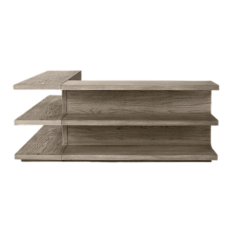 RH CLOUD MODULAR RIGHT-CORNER CONSOLE TABLE User manual RH CLOUD MODULAR RIGHT-CORNER CONSOLE TABLE User manual