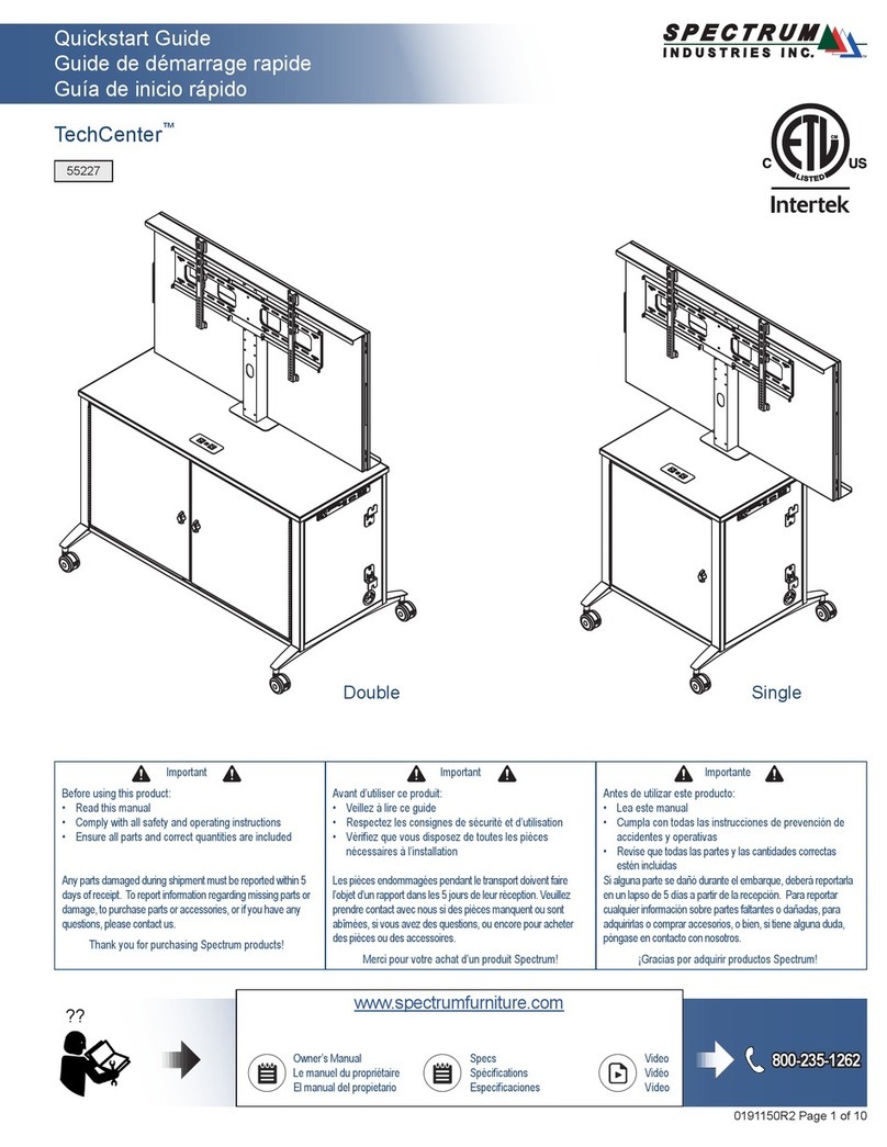 Spectrum Industries Double Techcenter quick start guide