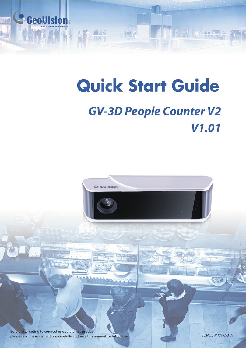 GeoVision GV-3D People Counter V2 User manual