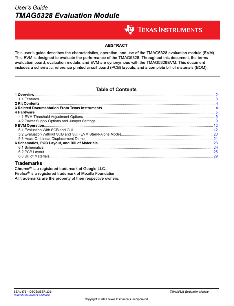 Texas Instruments TMAG5328 User manual