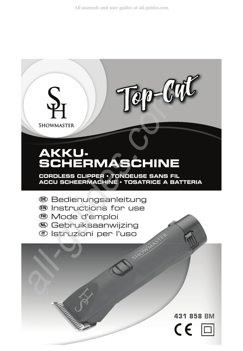 Showmaster Top Cut 431858 BM Instructions for use