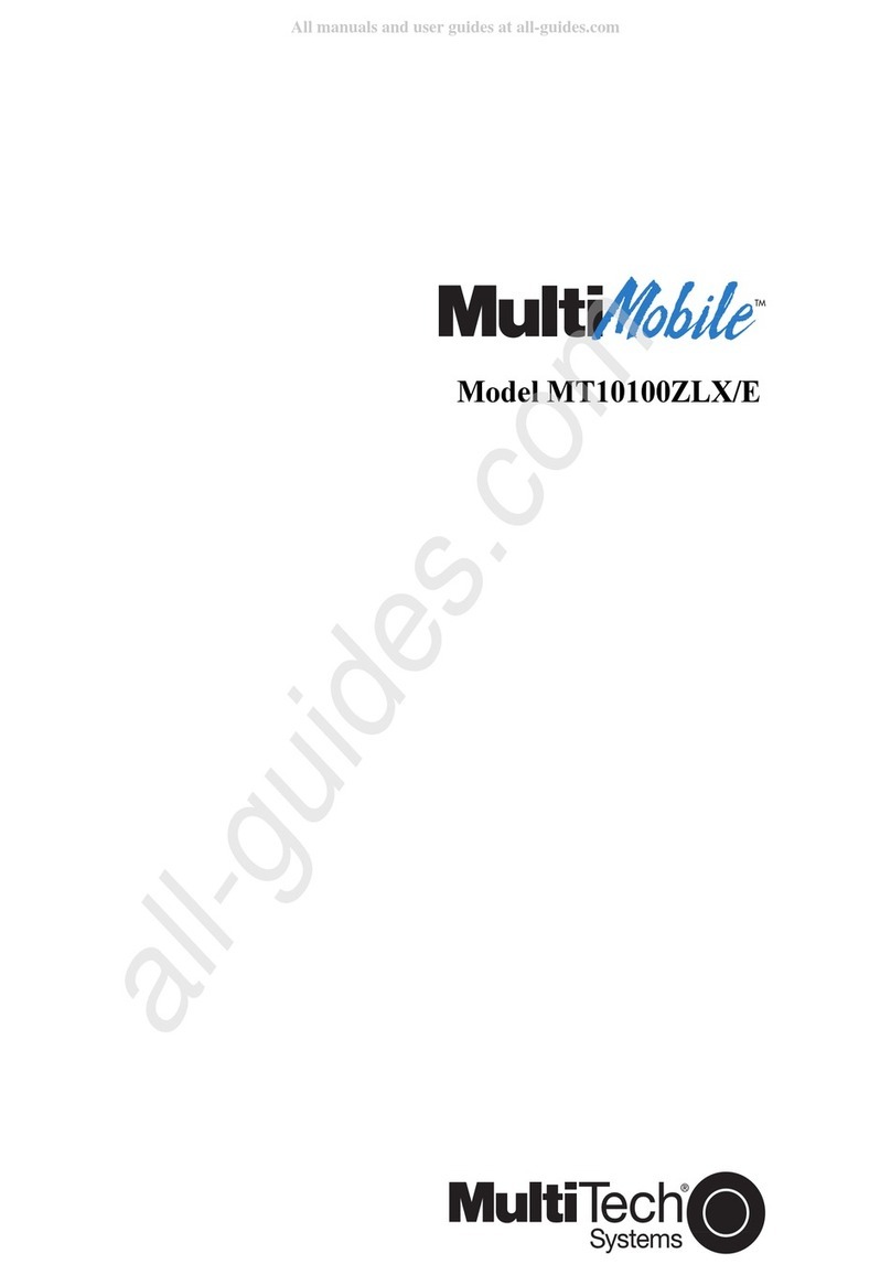 Multitech Multimobile MT10100ZL-X/E User manual